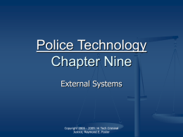 Chapter Eight - External Systems
