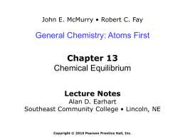 Chemistry: Atoms First, McMurry and Fay, 1st Edition