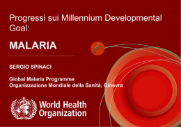 Malaria -- Past, Present, Future