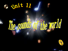 Unit 11 - 首页