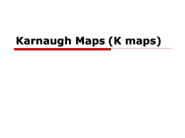 Karnaugh Maps (k maps) - Nakhon Pathom Rajabhat University
