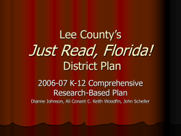 Preschool PowerPoint - Elementary Reading K