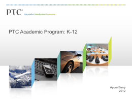 PTC Academic Program: K-12