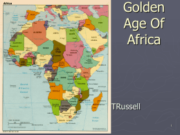 Golden Age Of Africa - ESM School District
