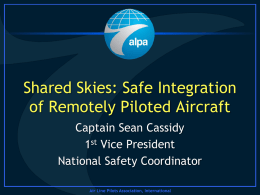 Safe UAS/RPA Integration - Flight Safety Foundation