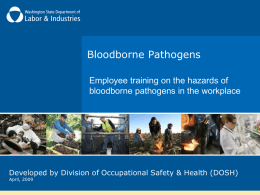 Bloodborne Pathogens Training Kit Presentation