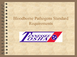 Bloodborne Pathogens - knoxhealthscience / FrontPage