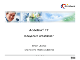 Addolink TT Isocyanate Crosslinker - Tri