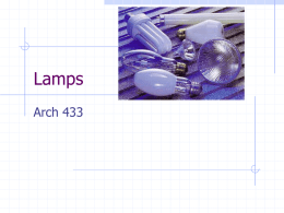 Lamps - CLASSES