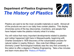 PowerPoint presentation on the History of Plastics