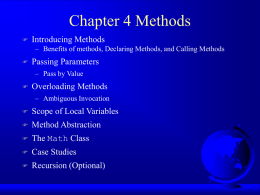 Chapter 4 Methods