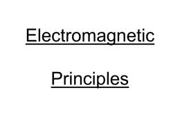 Electromagnetic Principles - hvacr