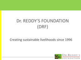 Dr.Reddy’s Foundation (DRF)