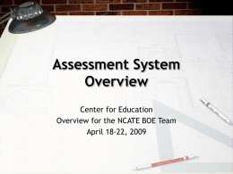Assessment System - Widener University