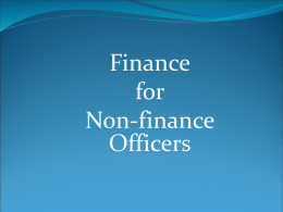 Finance for Non