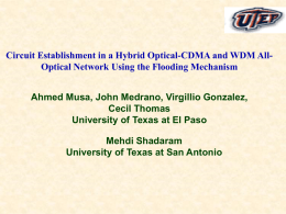 Ahmed Musa - University of Texas at San Antonio