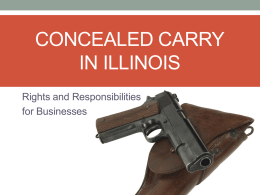 Concealed Carry in Illinois