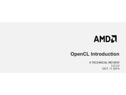 OpenCL Introduction