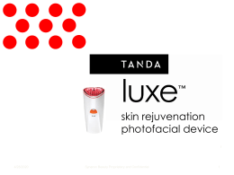 skin rejuvenation photofacial device