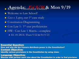 The Constitution - Vista Unified School District