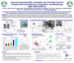 Nanostructured Bimetallic, Trimetallic and Core