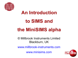 Millbrook MiniSIMS alpha (web version)