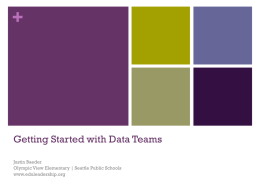 Getting Started with Data Teams