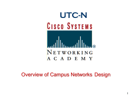 Overview of Campus Networks
