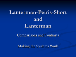 Lanterman-Petris-Short and Lanterman