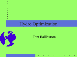 Hydro Optimization for Fun and Profit
