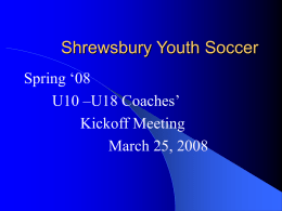 Shrewsbury Youth Soccer