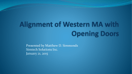 Opening Doors in Western MA