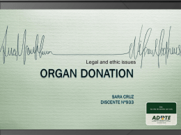 Organ Donation - Universidade Nova de Lisboa