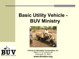 Ma - Basic utility vehicle