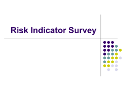 Risk Indicator Survey
