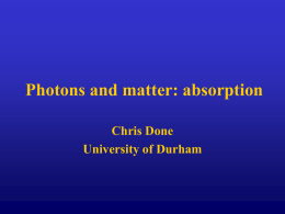 Photoionization - Durham University