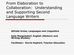 From Elaboration to Collaboration: Understanding and