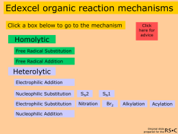 Edexcel organic mechanisms VERSION 3