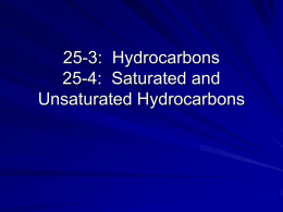 25-3: Hydrocarbons