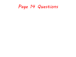 Page 14 Questions