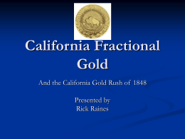 California Fractional Gold