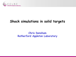 LS-Dyna and ANSYS Calculations of Shocks in Solids