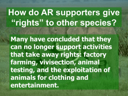 AR Primer - Animal Liberation Front