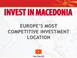 Invest Macedonia - UIA