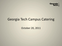 Georgia Tech Campus Catering Brown Bag