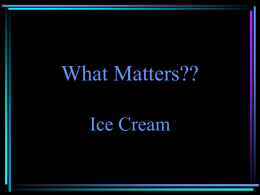 What Matters?? - Welcome to Mrs Gillum's Web Page!