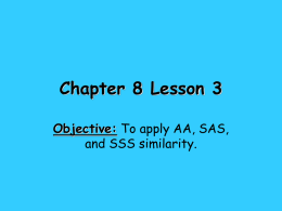Chapter 8 Lesson 3 - Mrs.Lemons Geometry