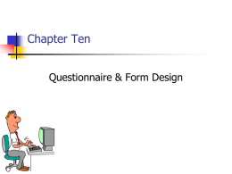 Chapter Ten - Department of Business Administration