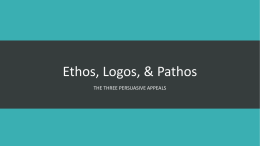 Ethos, Logos, & Pathos