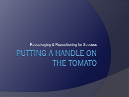 Putting a handle on the Tomato